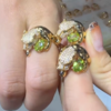 玉美人菲菲*S925橄榄石豹头戒指可调节约1克拉-多样性发一 商品缩略图0