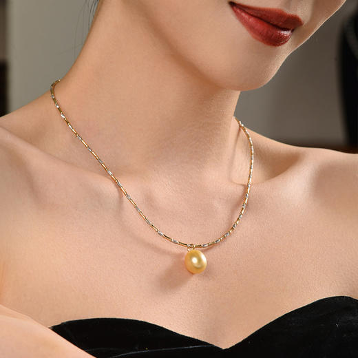 【库存极少】Manreya玛芮雅南洋明珠高端海水南洋金珠项链 商品图0