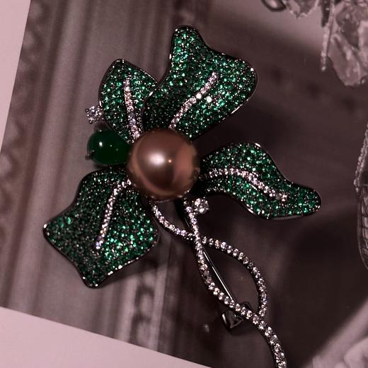 甄珠贝 爱迪生11-12mm 胸针 商品图0