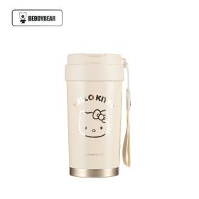 【国内现货】杯具熊保温轻心咖啡杯（白金HELLO KITTY） 500ML