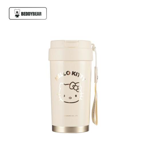 【国内现货】杯具熊保温轻心咖啡杯（白金HELLO KITTY） 500ML 商品图0