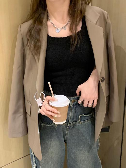 <曾小咸推荐> 仿羊羔绒自带胸垫背心 日常99/件 活动价49.99/件！【预售款，预计3-15天发货】 商品图3