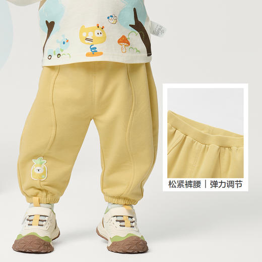 【2025新品】巴拉巴拉童装宝宝裤子男童长裤女童运动裤2025新款春装婴儿休闲裤 商品图3