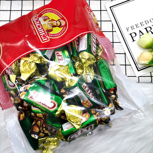俄罗斯进口斯拉夫榛子巧克力夹心糖500g/袋【中欧班列精选】WWJ 商品图0