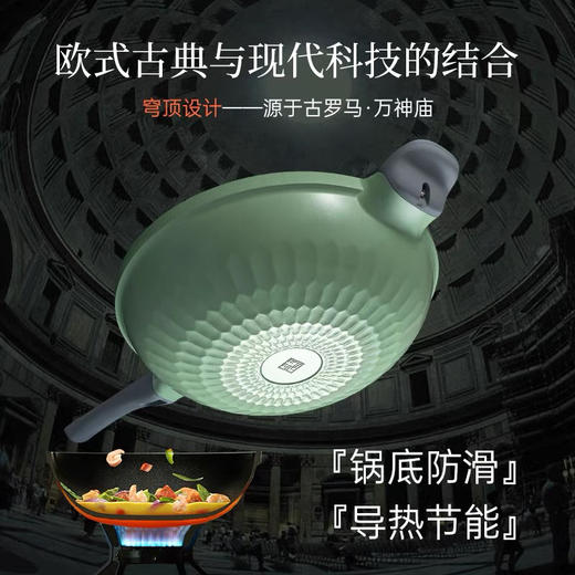 alluflon维罗纳钛晶不粘锅炒锅燃气灶阿路弗仑 商品图3