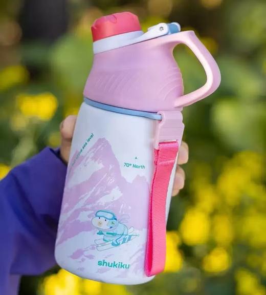 (包邮)shukiku24年儿童保温杯400ml（两种颜色） 商品图1