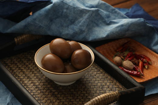 生态鸡汁卤蛋，12枚/盒，散养的艾叶鸡蛋生态&有机辅料，制作工艺别具一格的本真美味 商品图4