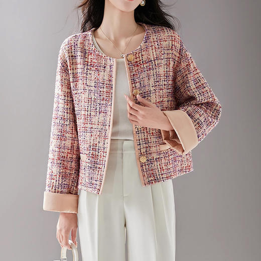 裁缝学苑AS381重工高级感翻边袖小香风外套纸样女装新款短上衣版型图纸 商品图2