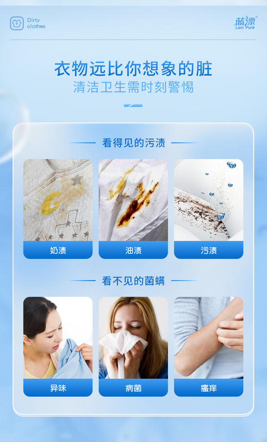 【自营】蓝漂植物酵素洗衣露4斤瓶装LP-363798 商品图2