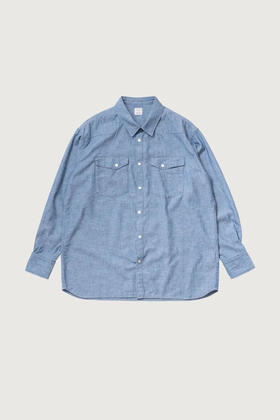 ORDINARY FITS 牛仔布长袖衬衫