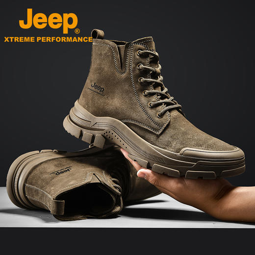 【轻户外徒步露营之选】JEEP户外登山鞋 软弹鞋垫 舒适缓震 商品图8