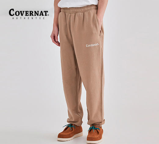 COVERNAT 情侣款卫裤男女2022年早秋新品束脚运动针织长裤CO2201PT20 商品图1