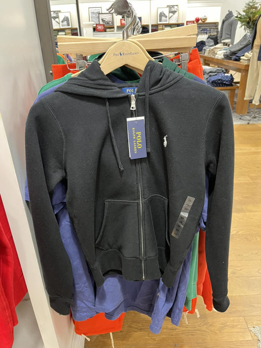 黑五特价！RL拉夫劳伦女款薄绒拉链帽衫 可配套 商品图12