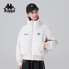 Kappa卡帕背靠背新款运动羽绒服女款户外保暖防寒服休闲夹克外套K0F22YY01