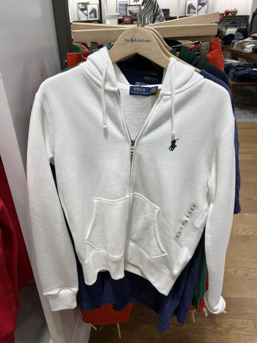 黑五特价！RL拉夫劳伦女款薄绒拉链帽衫 可配套 商品图11