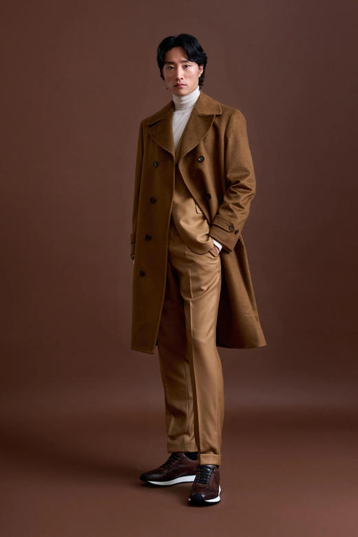 Scabal ZEUS 100%羊绒540克重切斯菲尔德大衣 商品图6