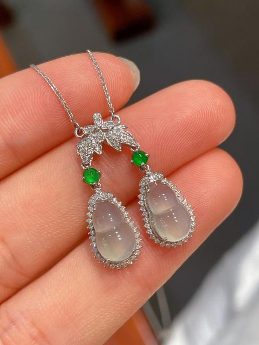 葫芦翡翠耳坠 商品图2