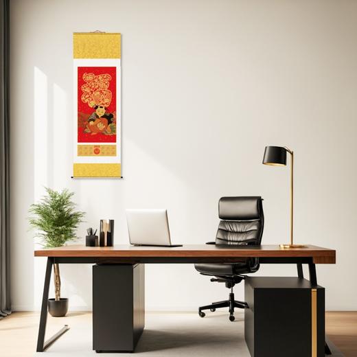 2025年宣纸挂历，采用DGA高端艺术品复刻技术，画心采用金箔/上等宣纸，不褪色，不变形 商品图7