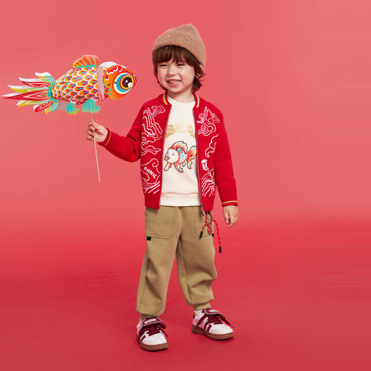 男童针织开衫春季新款安奈儿童装实体店同款XB514504 商品图3