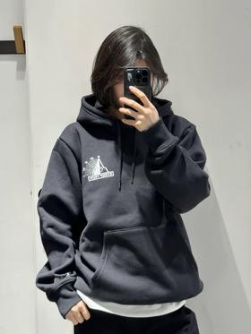 T2F UE 水洗薄绒 宽松情侣款 连帽衫卫衣 WY856