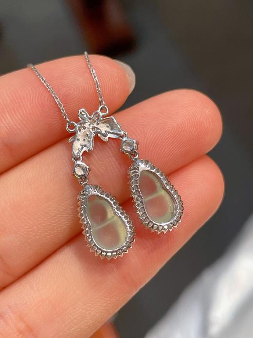 葫芦翡翠耳坠 商品图3