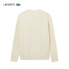 Lacoste【王一博同款】法国鳄鱼男装新款圆领绞花羊毛衫AH2924-10 商品缩略图4