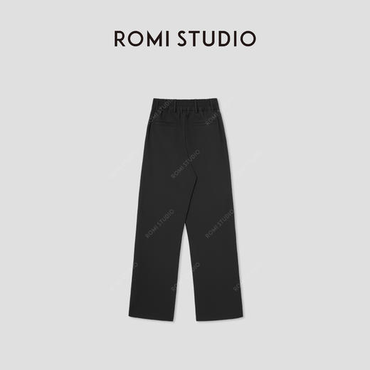 ROMI STUDIO“自在随性” 加绒后松紧腰宽松直筒休闲裤 RW24WXH0700 商品图1