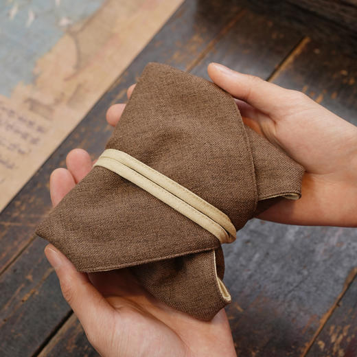 小空谷杯托/水墨海棠开窗复古合金材质茶杯托茶杯垫隔热垫 商品图3