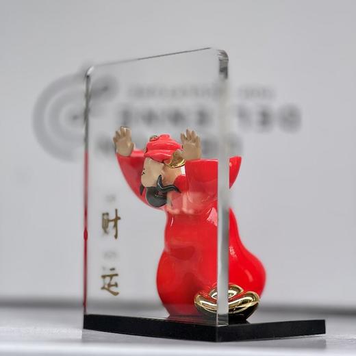 禁止悲伤 《撞财运》招财摆件客厅酒柜高档办公室玄关装饰品开业乔迁礼品 商品图4