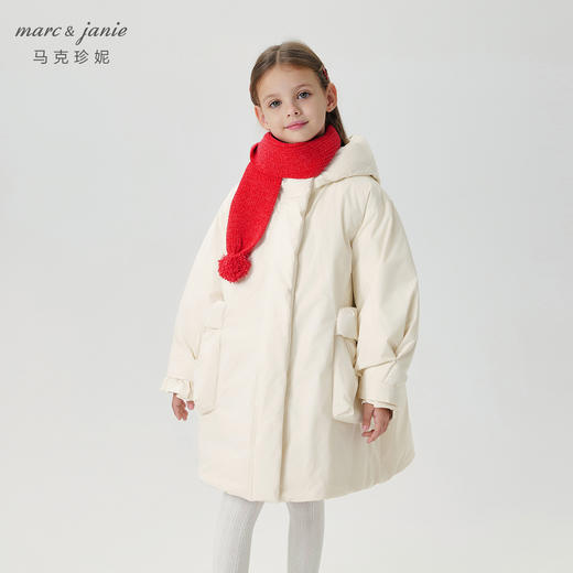 【三防】马克珍妮女童超轻加厚防寒长款羽绒服2024冬装新款241600 商品图2