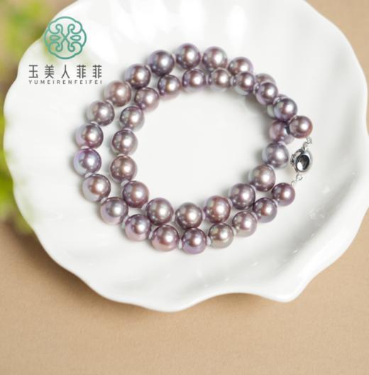 玉美人菲菲#S925珍珠项链-圆珠约10mm 商品图0