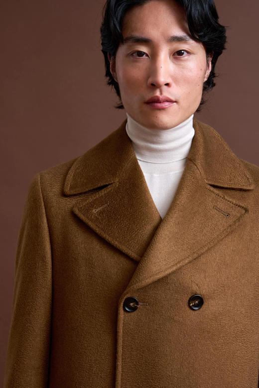 Scabal ZEUS 100%羊绒540克重切斯菲尔德大衣 商品图3