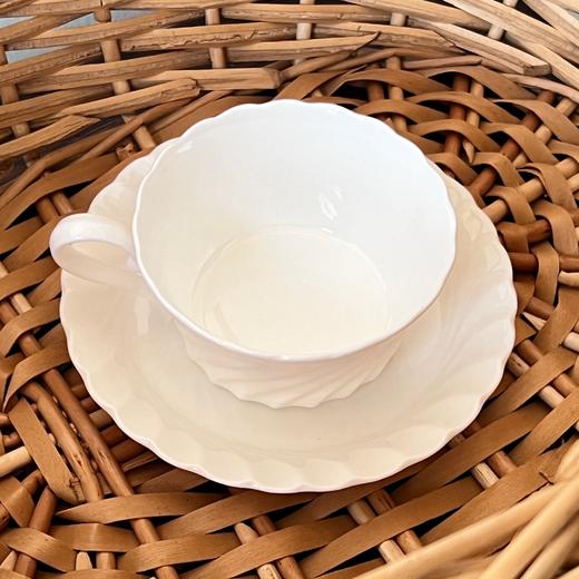 日本Nikko骨瓷宽口咖啡杯碟 保存品 商品图5