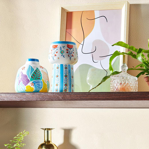 中国JOYYE旅绘丛林花瓶套装混色 商品图1