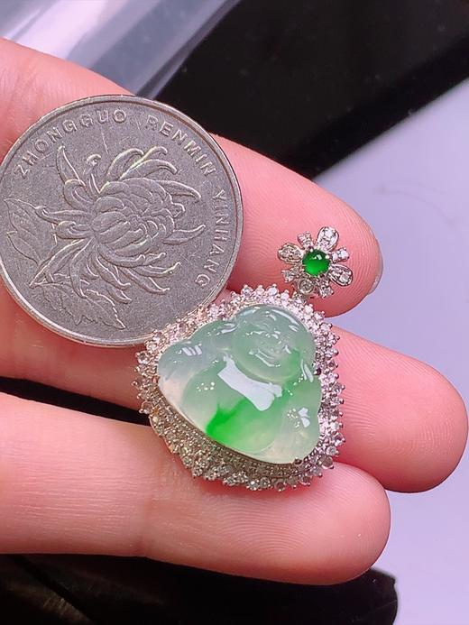 佛公翡翠吊坠 商品图3