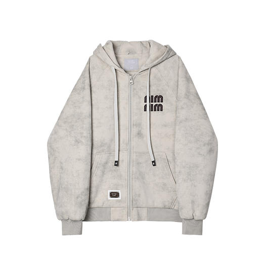 【新品上新】HX 冬季带帽薄棉服脏脏灰C112440033102 商品图0