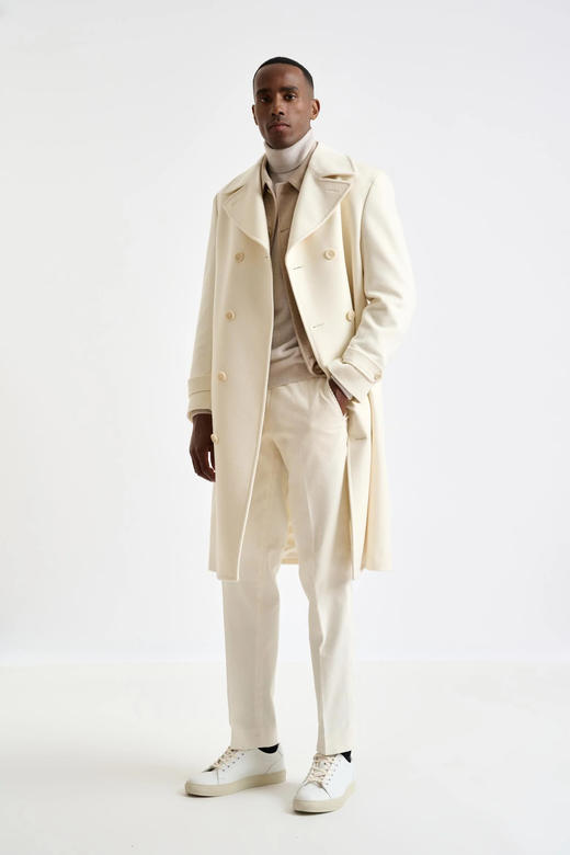 Scabal ZEUS 100%澳洲美丽诺羊毛520克重切斯菲尔德大衣 商品图1