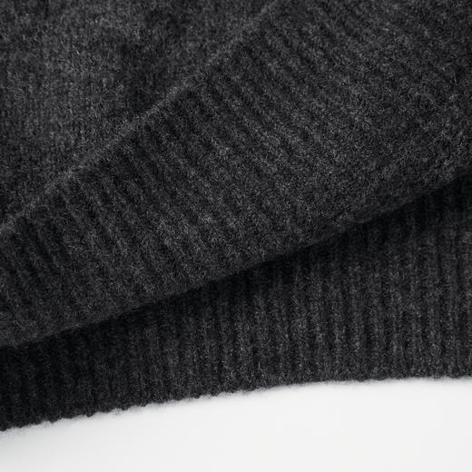 ROMI STUDIO“温暖如初”羊绒羊毛混纺连帽套头针织毛衫RW24WST1265 商品图8