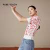 puretouch新年精致红白花纹针织衫1346244445 商品缩略图3