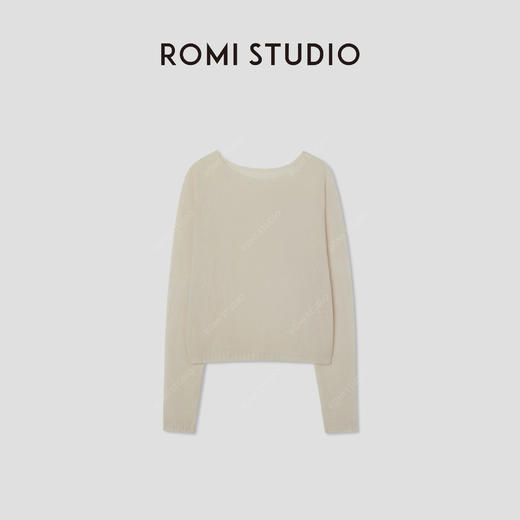 ROMI STUDIO“自在轻盈”康赛妮山羊绒桑蚕丝混纺毛衫 RW24AS01159 商品图0