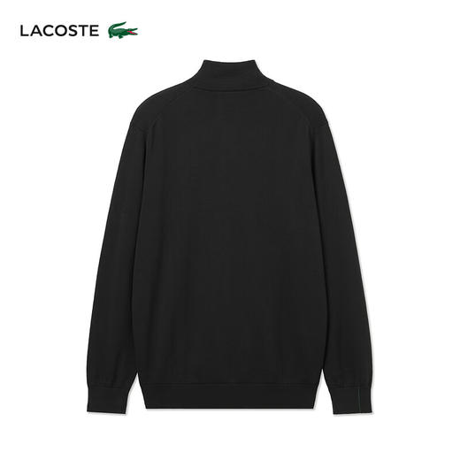 Lacoste法国鳄鱼男装新款百搭纯色立领拉链针织开衫外套AH1957-98 商品图2