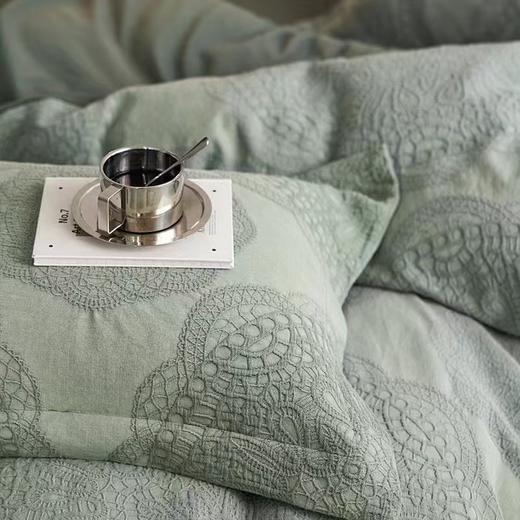麻棉砂洗大提花四件套 商品图7