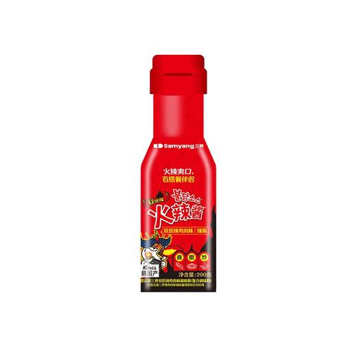 三养 双倍辣鸡肉味调味酱(复合调味料) 200g/瓶 商品图0