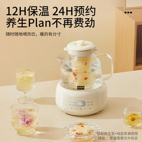 【北欧沃朗H1养生壶】分离式结构 茶具随意搭 家用办公室烧水花茶电陶瓷煮茶器