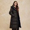 PR009斯尔丽2024冬季新款显瘦收腰长款简约通勤连帽轻盈鸭绒羽绒服 商品缩略图8
