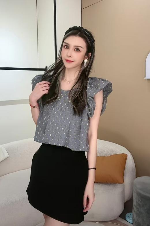 清仓捡漏  LC240509 色织波点上衣 商品图0