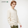 Lacoste【王一博同款】法国鳄鱼男装新款圆领绞花羊毛衫AH2924-10 商品缩略图9