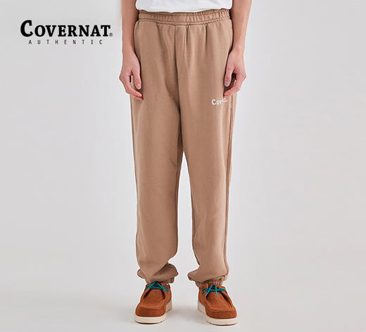 COVERNAT 情侣款卫裤男女2022年早秋新品束脚运动针织长裤CO2201PT20 商品图2