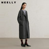 NEELLY纳俪商场同款冬季新款绵羊毛质感大衣女直筒宽松大衣外套N24111N01134 商品缩略图0