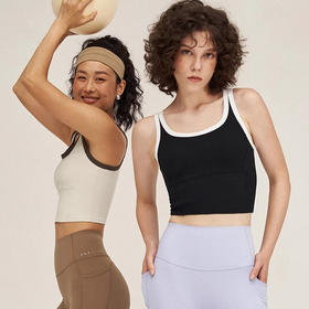 【129元任选2件】VIVICYCLE女瑜伽运动文胸撞色运动背心WX1299（浙江仓）（收货7天内支持调换、不退款）